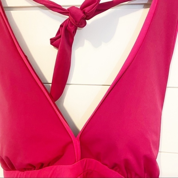 Spanx | Pink Halter top cupped tankini top size 8 - Picture 10 of 11